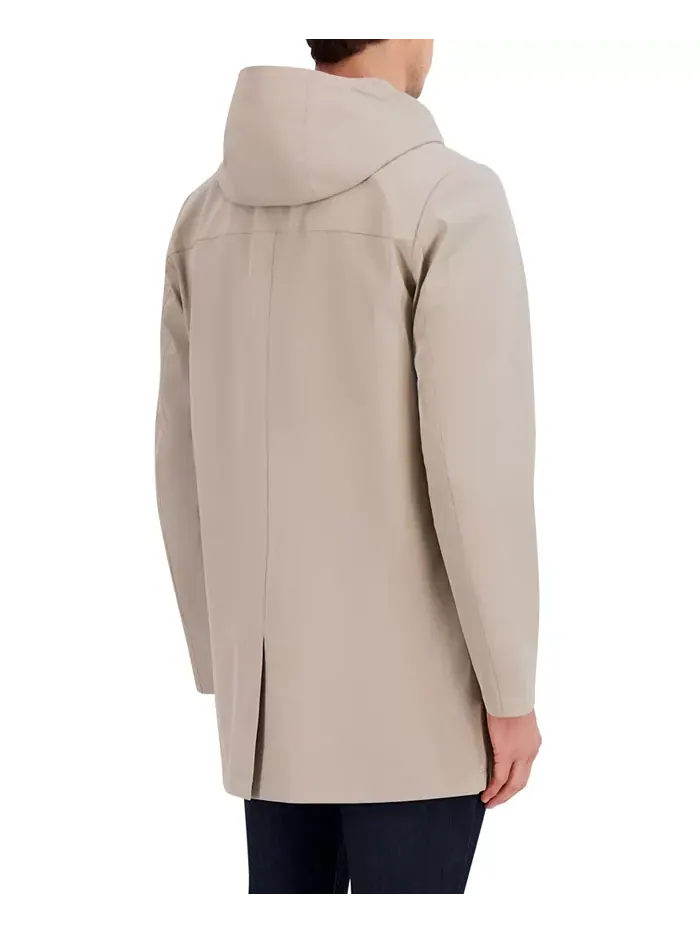Мужское дождевое пальто Rain Tek Transitional с отстегивающимся капюшоном Vince Camuto — изображение 6 из 6, цементный