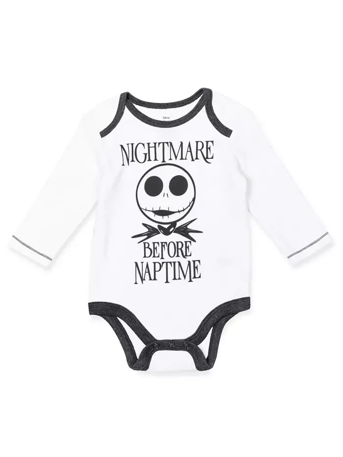 Комплект одежды для мальчиков: боди, штанишки и шапочка (3 предмета) Nightmare Before Christmas — изображение 3 из 6