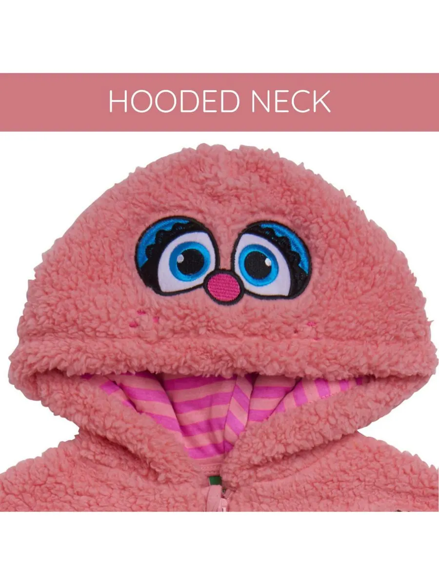 Детская толстовка на молнии для девочек Sesame Street, Abby cadabby — изображение 6 из 6, розовый