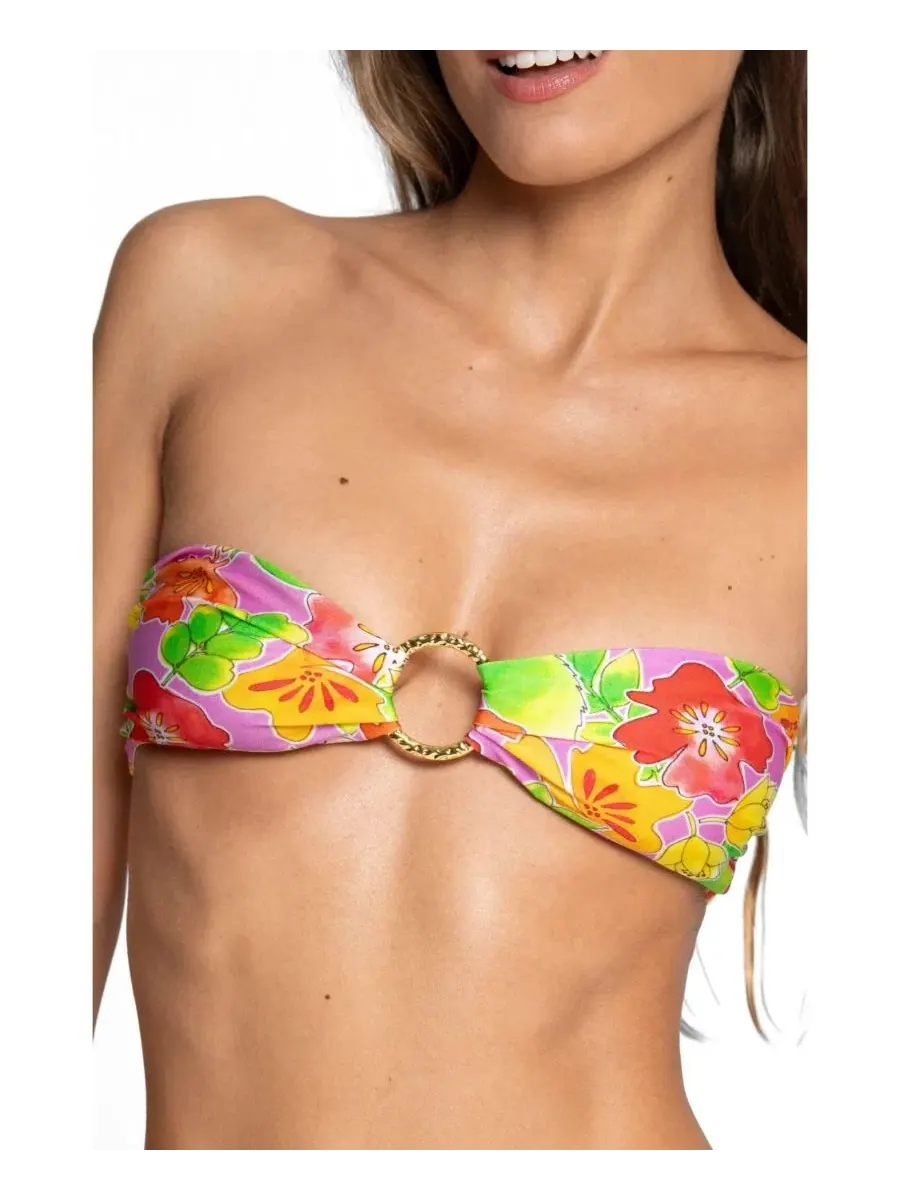 Топ-бандо с металлическим кольцом Hana Bright Swimwear, Florence — изображение 1 из 4
