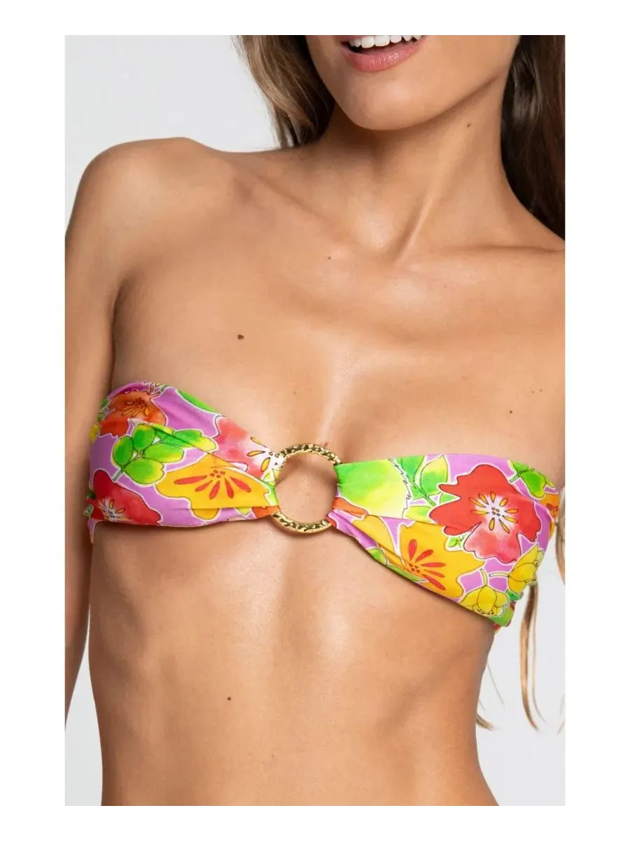 Топ-бандо с металлическим кольцом Hana Bright Swimwear, Florence — изображение 4 из 4