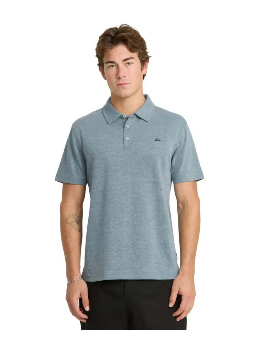 Поло с коротким рукавом Quiksilver — изображение 1 из 5, синий