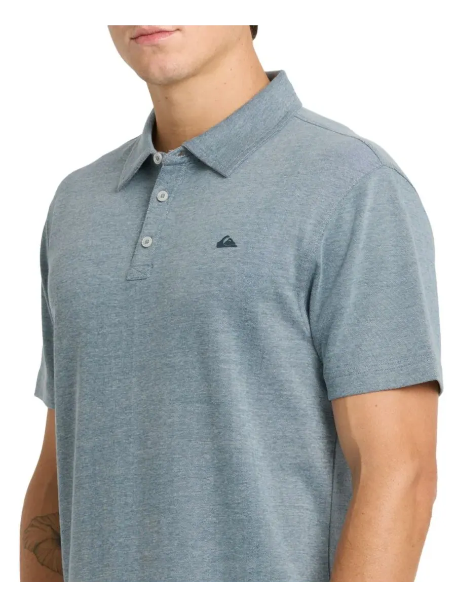 Поло с коротким рукавом Quiksilver — изображение 4 из 5, синий