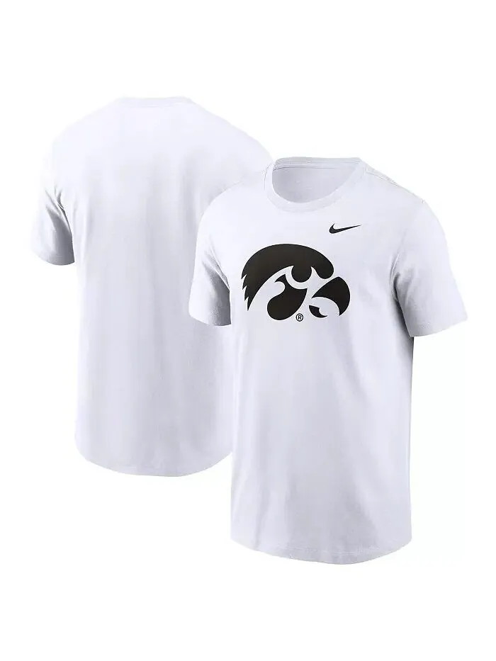Мужская футболка с логотипом Iowa Hawkeyes Primetime Evergreen Nike — изображение 1 из 5, серый