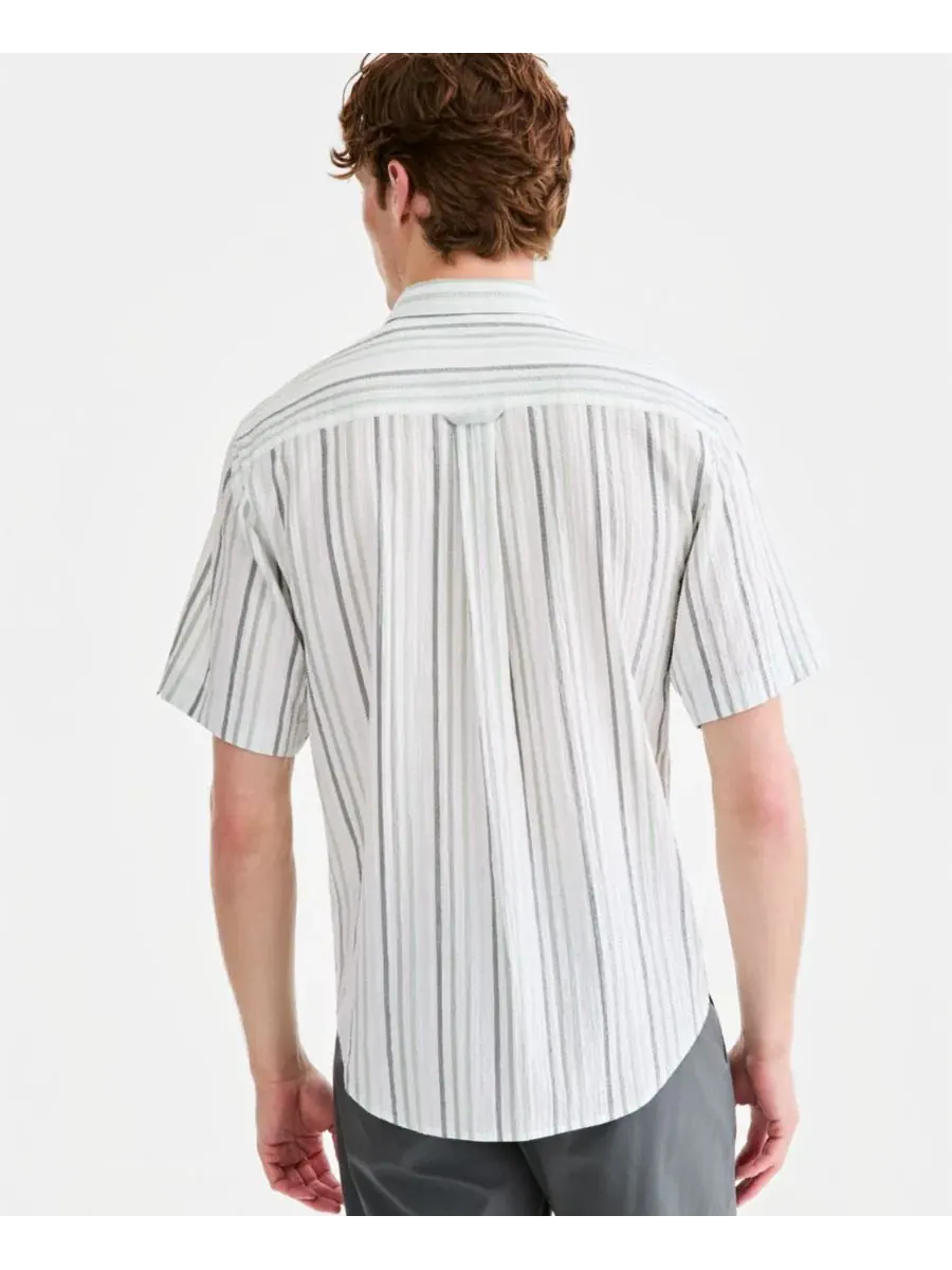 Мужская рубашка Nova Wave Silva Stripe Tommy Bahama — изображение 4 из 4, зеленый