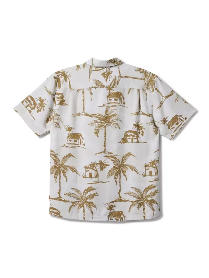 Quiksilver Мужская рубашка Off The Grid Woven Quiksilver Waterman — изображение 7 из 11, белый