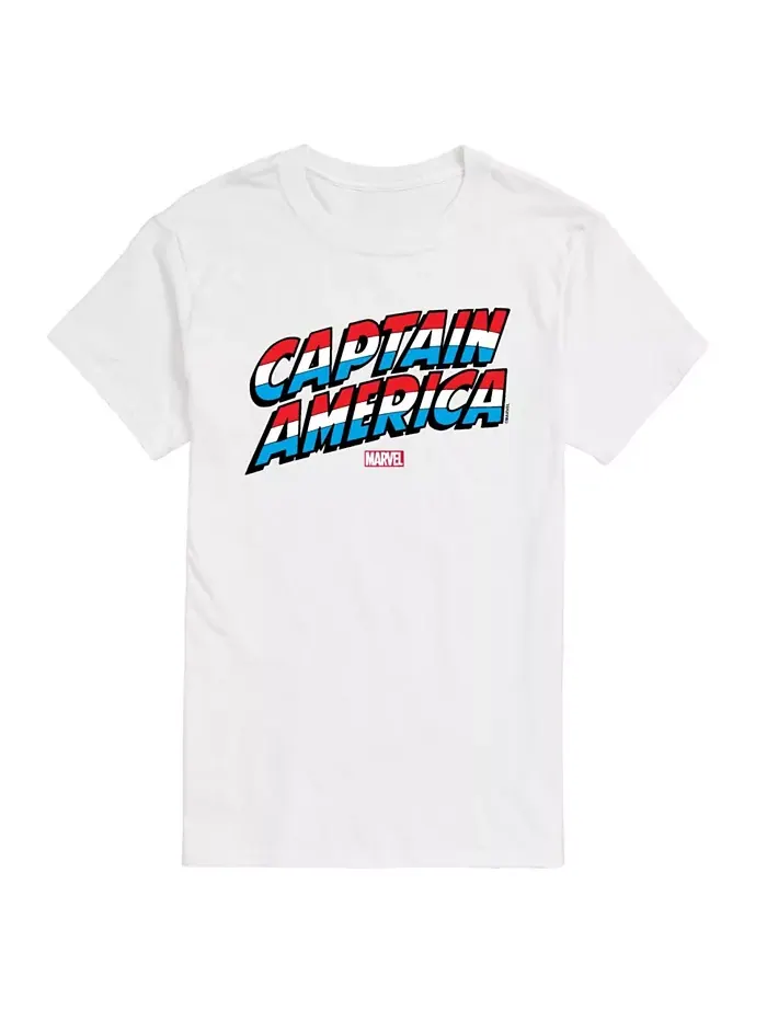 Мужская футболка с коротким рукавом Captain America AIRWAVES — изображение 1 из 2, белый