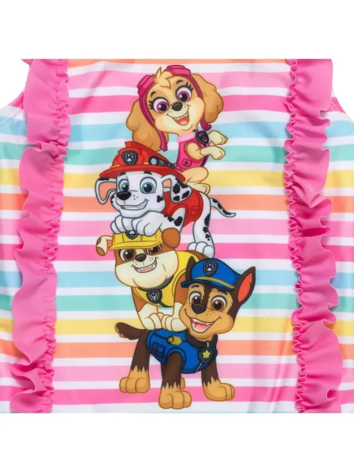 Купальник цельный для девочек Paw Patrol — изображение 5 из 7, розовый