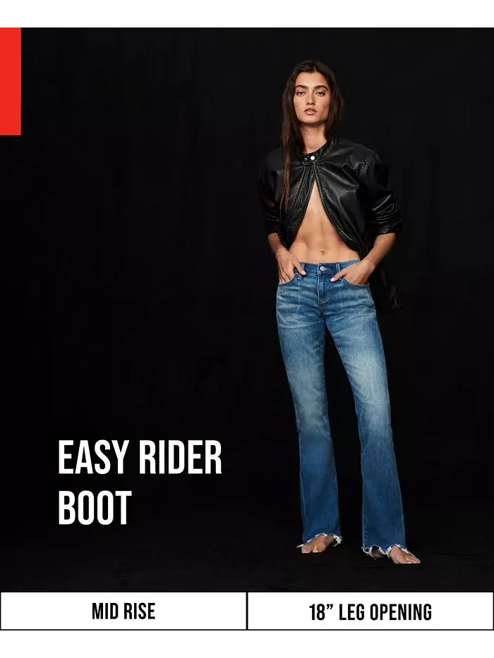 Женские джинсовые брюки Knd Easy Rider Boot Lucky Brand — изображение 4 из 4, оранжевый