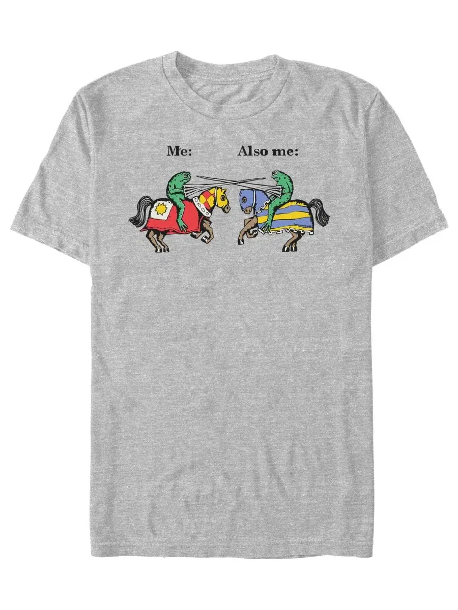 Футболка с коротким рукавом Jousting Frog Fifth Sun — изображение 1 из 3, серый