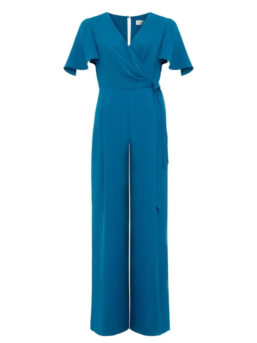Женский комбинезон Julissa V-Neck с V-образным вырезом Phase Eight — изображение 2 из 5, синий