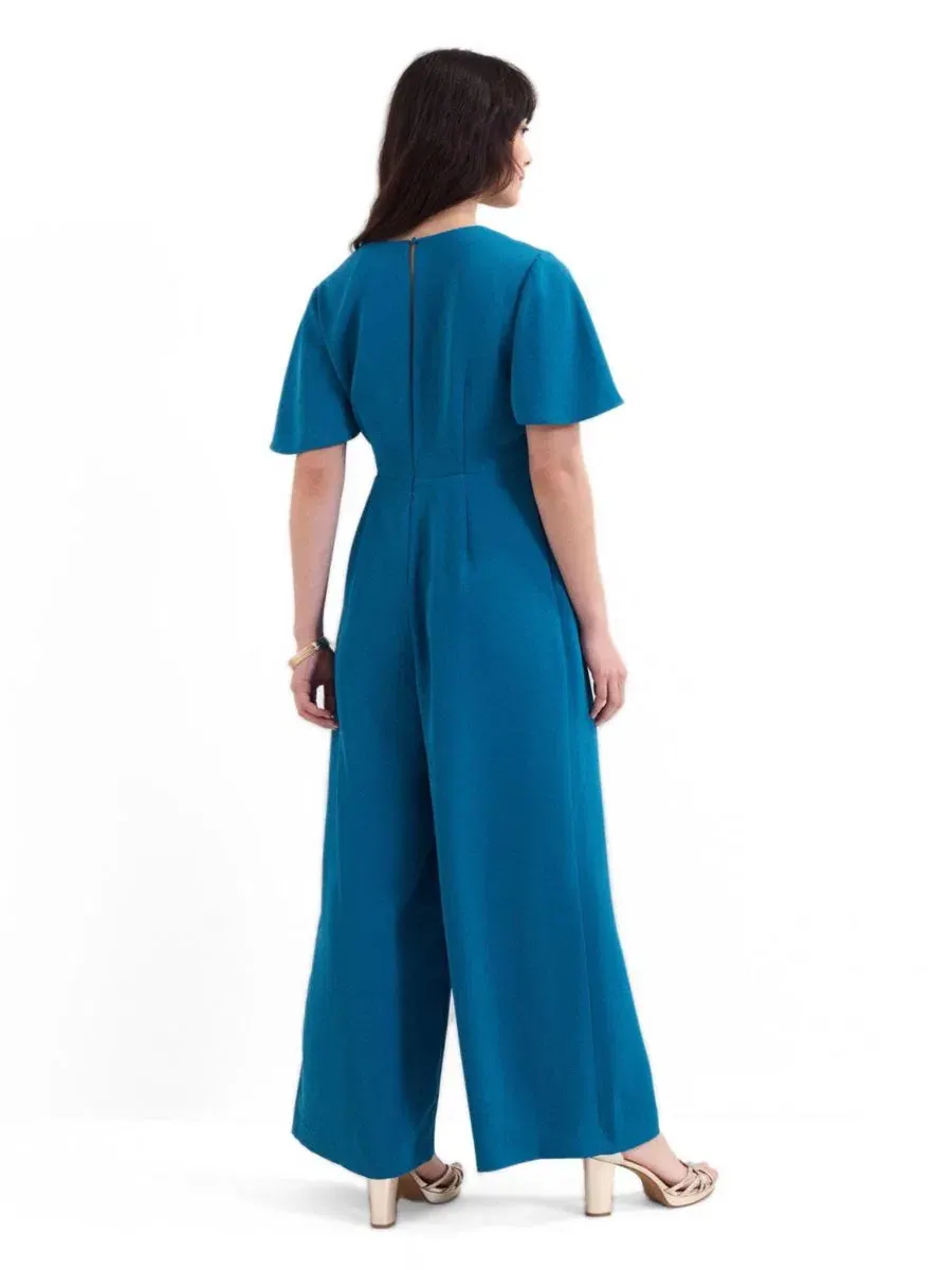 Женский комбинезон Julissa V-Neck с V-образным вырезом Phase Eight — изображение 3 из 5, синий