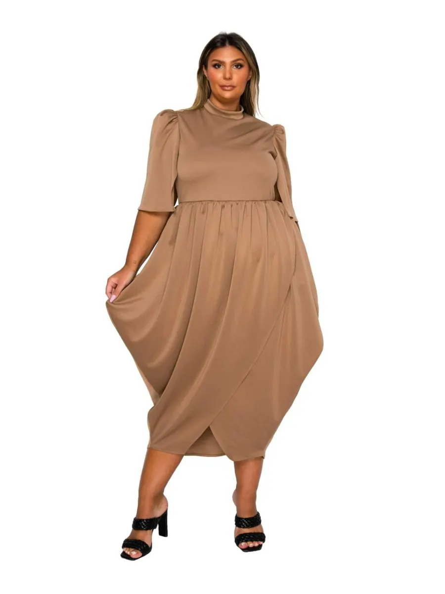Платье Aesira Tulip Hem Pocket Dress больших размеров L I V D
