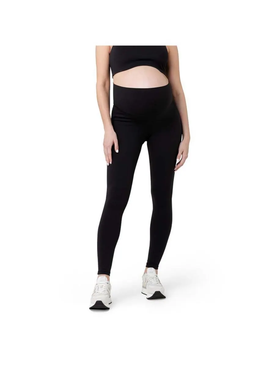 Леггинсы для беременных Ripe Tempo Active полной длины, черные Ripe Maternity — изображение 1 из 3, черный