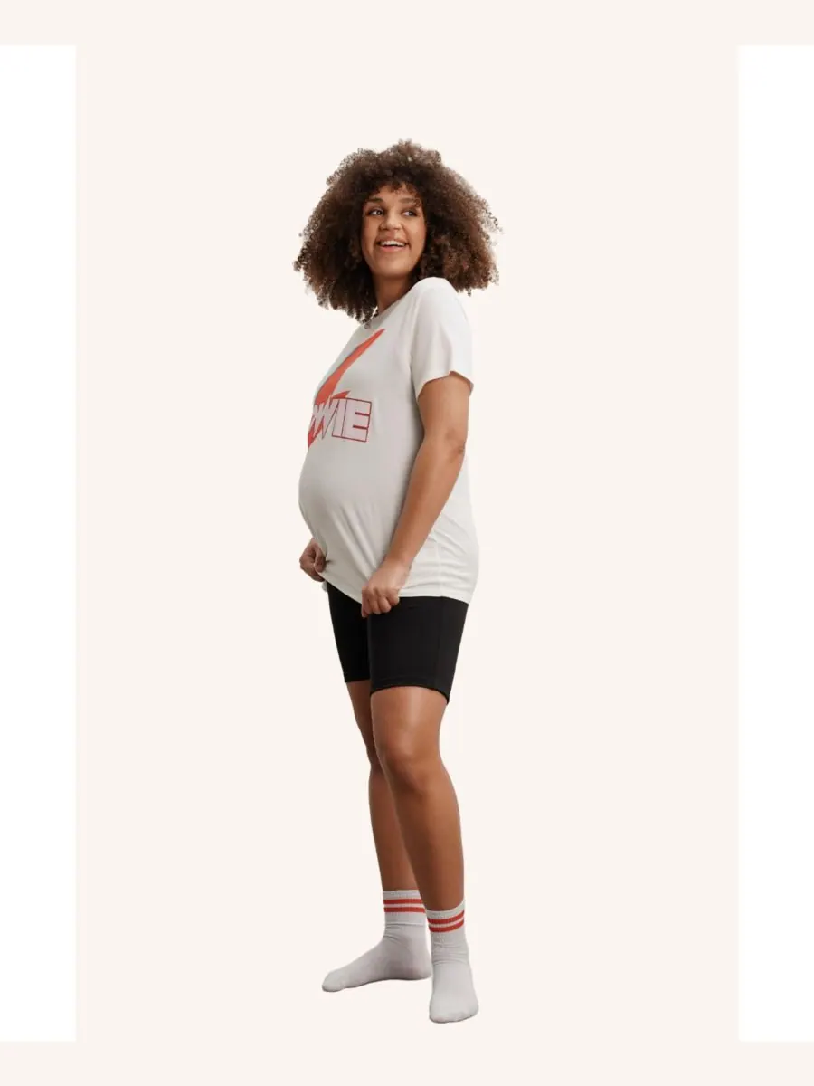 Футболка для беременных The Groove NOM Maternity — изображение 2 из 4, белый