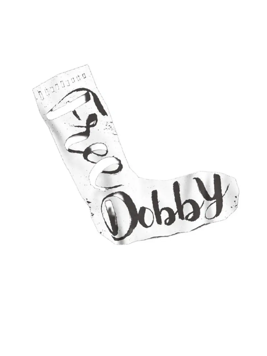 Футболка с принтом Free Dobby Sock Harry Potter — изображение 2 из 3, темно-серый
