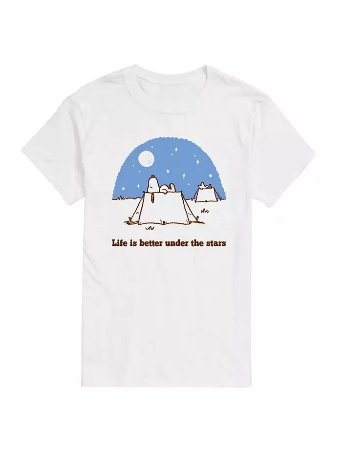 Мужская футболка Peanuts Better Under Stars AIRWAVES — изображение 1 из 2, белый