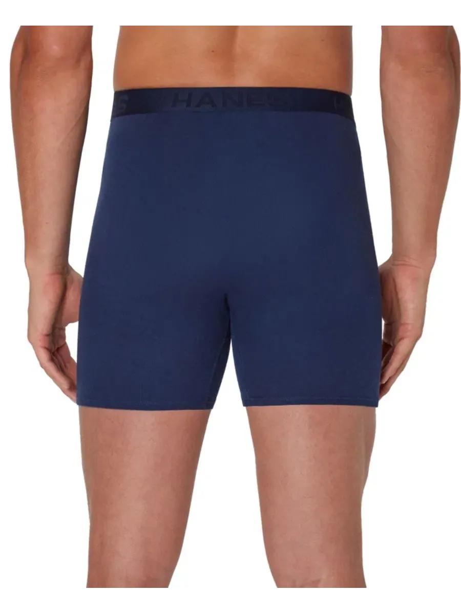 Мужские боксеры Ultimate Stretch-Fit, комплект из 5 штук Hanes — изображение 6 из 7, серый