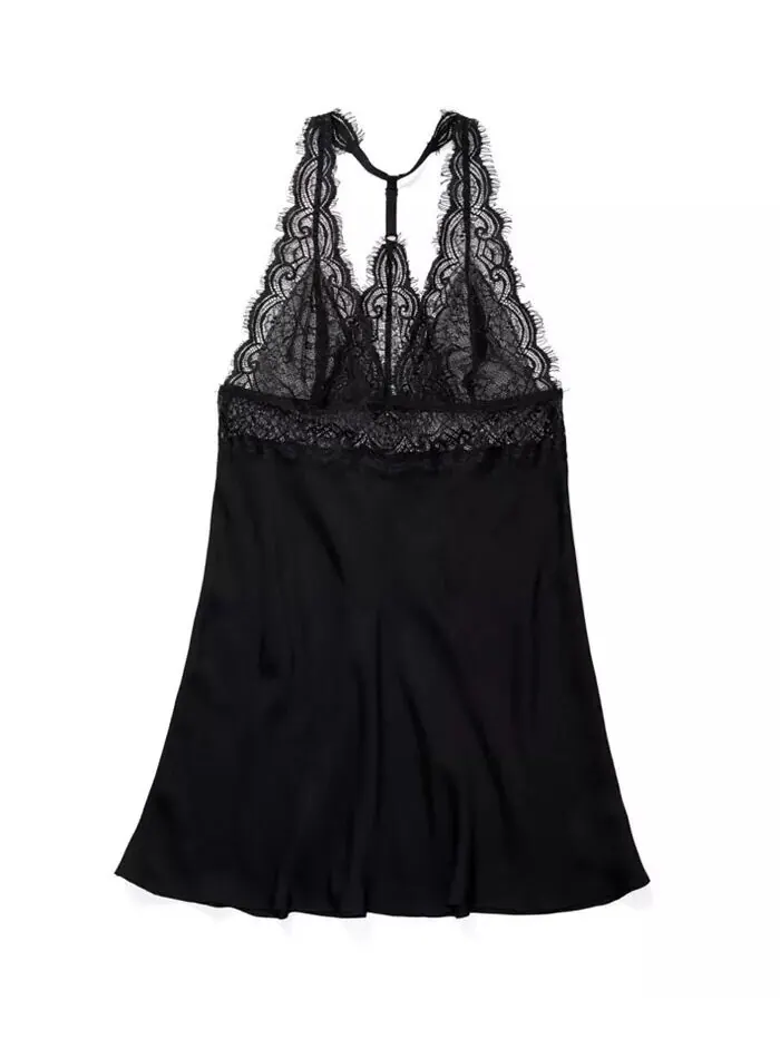 Женский комплект нижнего белья Zandy Unlined Balconette Bra & Panty Adore Me — изображение 3 из 4, черный