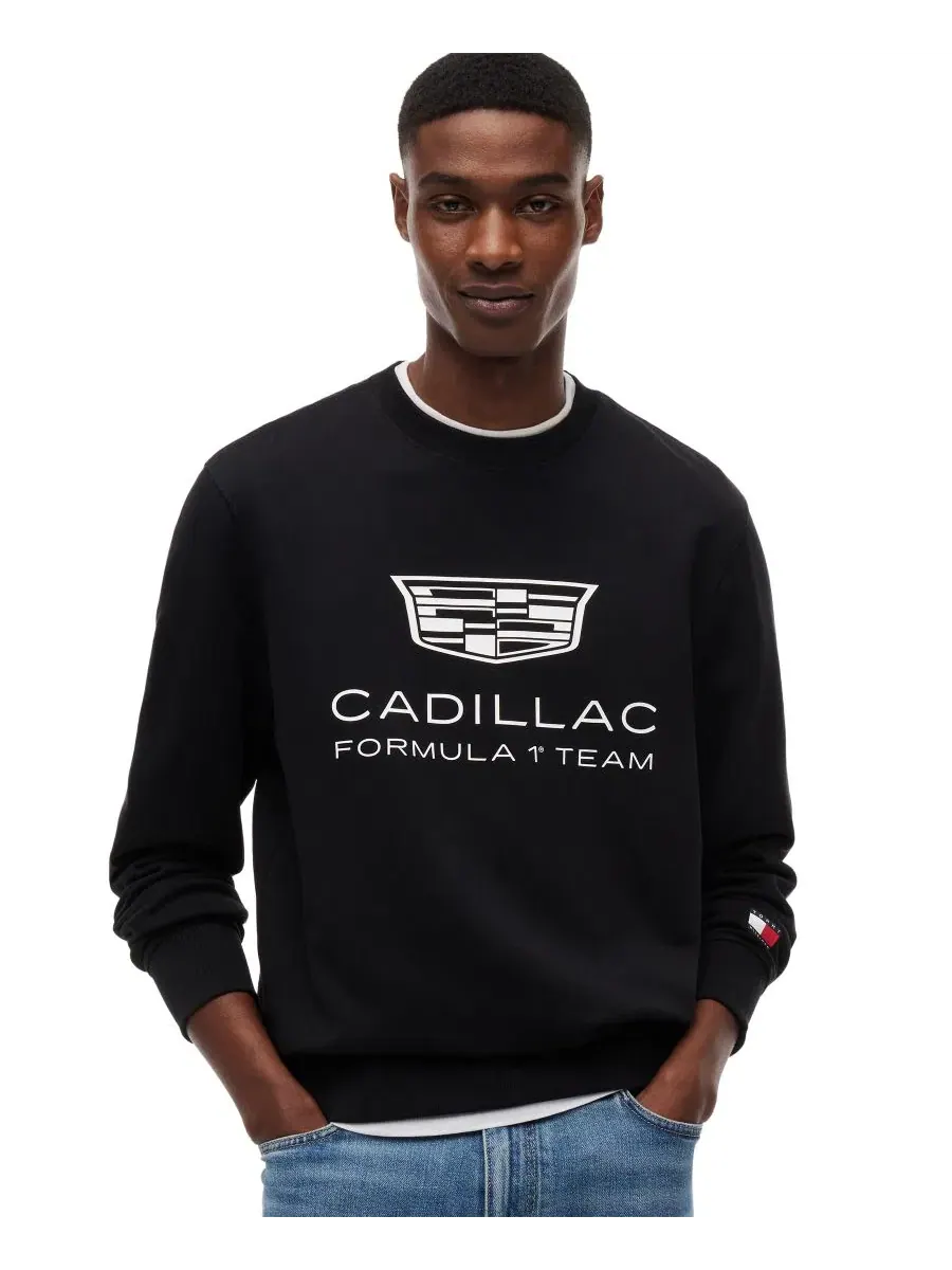 Мужской свитшот с графическим изображением эмблемы Cadillac F1 Tommy Hilfiger