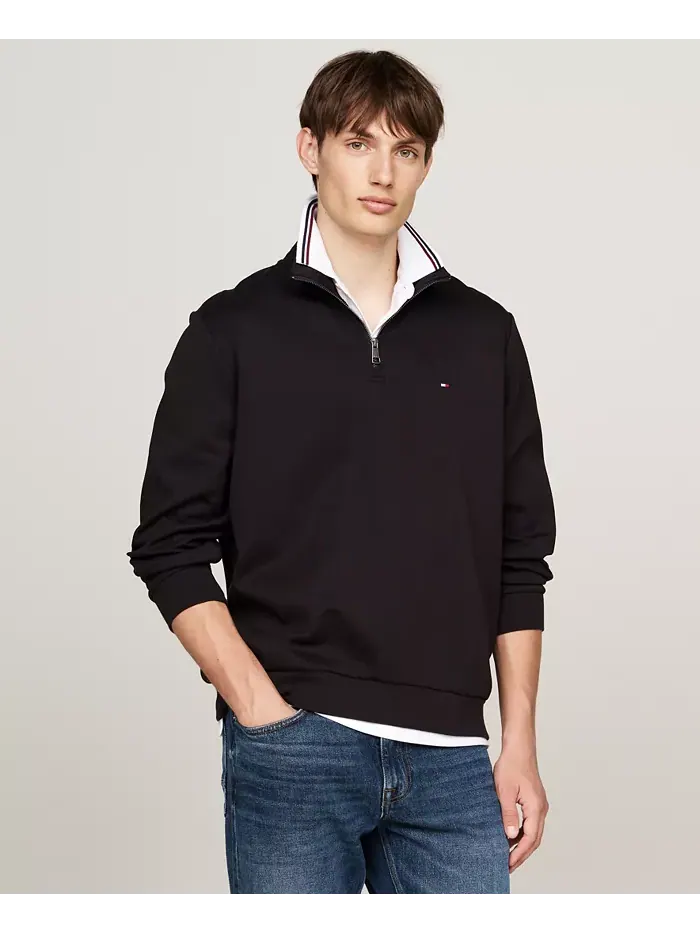 Мужская толстовка Essential Intechno Knit Regular-Fit с молнией 1/4 Tommy Hilfiger