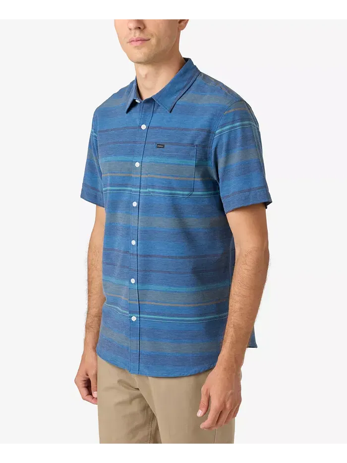 Мужская рубашка Traveler UPF Traverse Stripe O'Neill — изображение 3 из 4, темно-синий