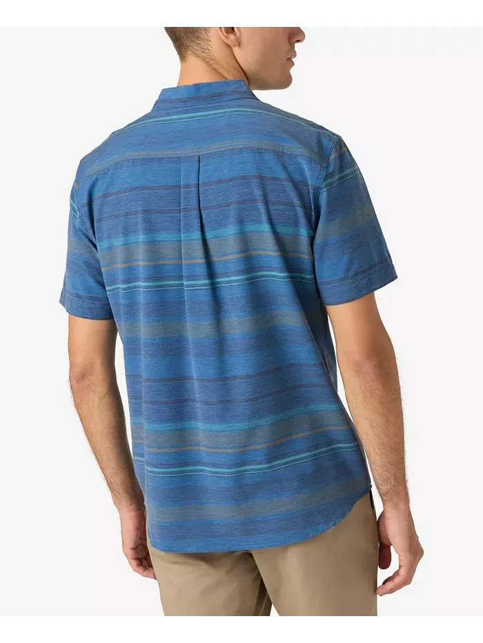 Мужская рубашка Traveler UPF Traverse Stripe O'Neill — изображение 4 из 4, темно-синий