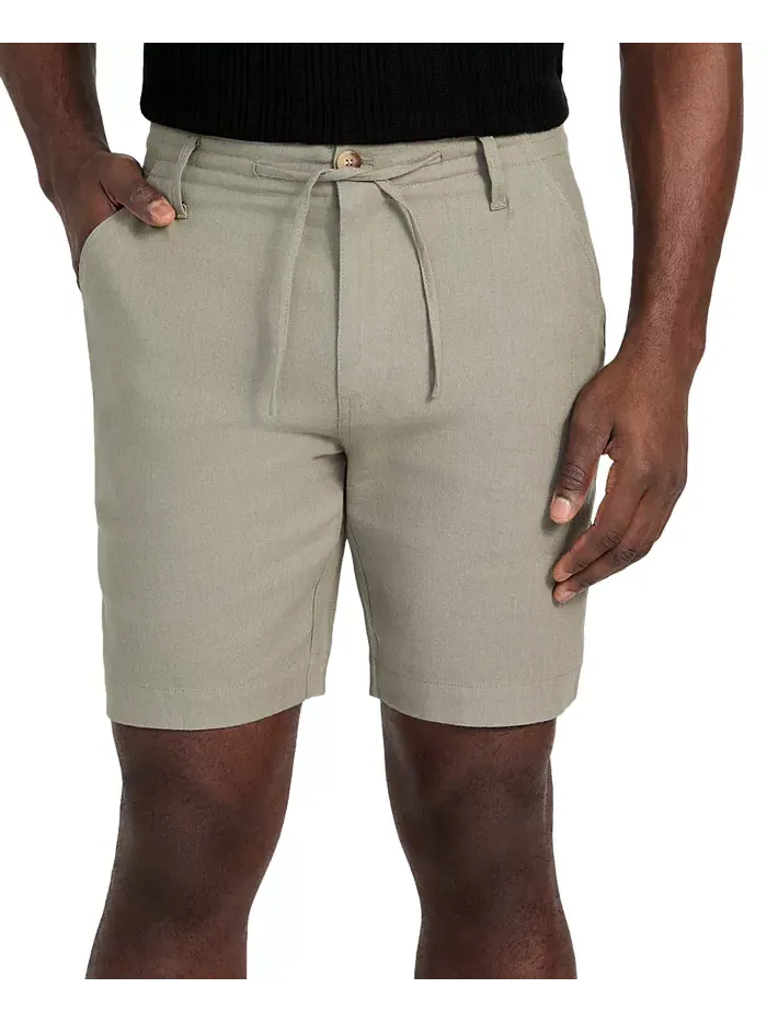 Мужские шорты Fletcher Relaxed-Fit Textured длиной 8 дюймов GUESS — изображение 1 из 5, мульти