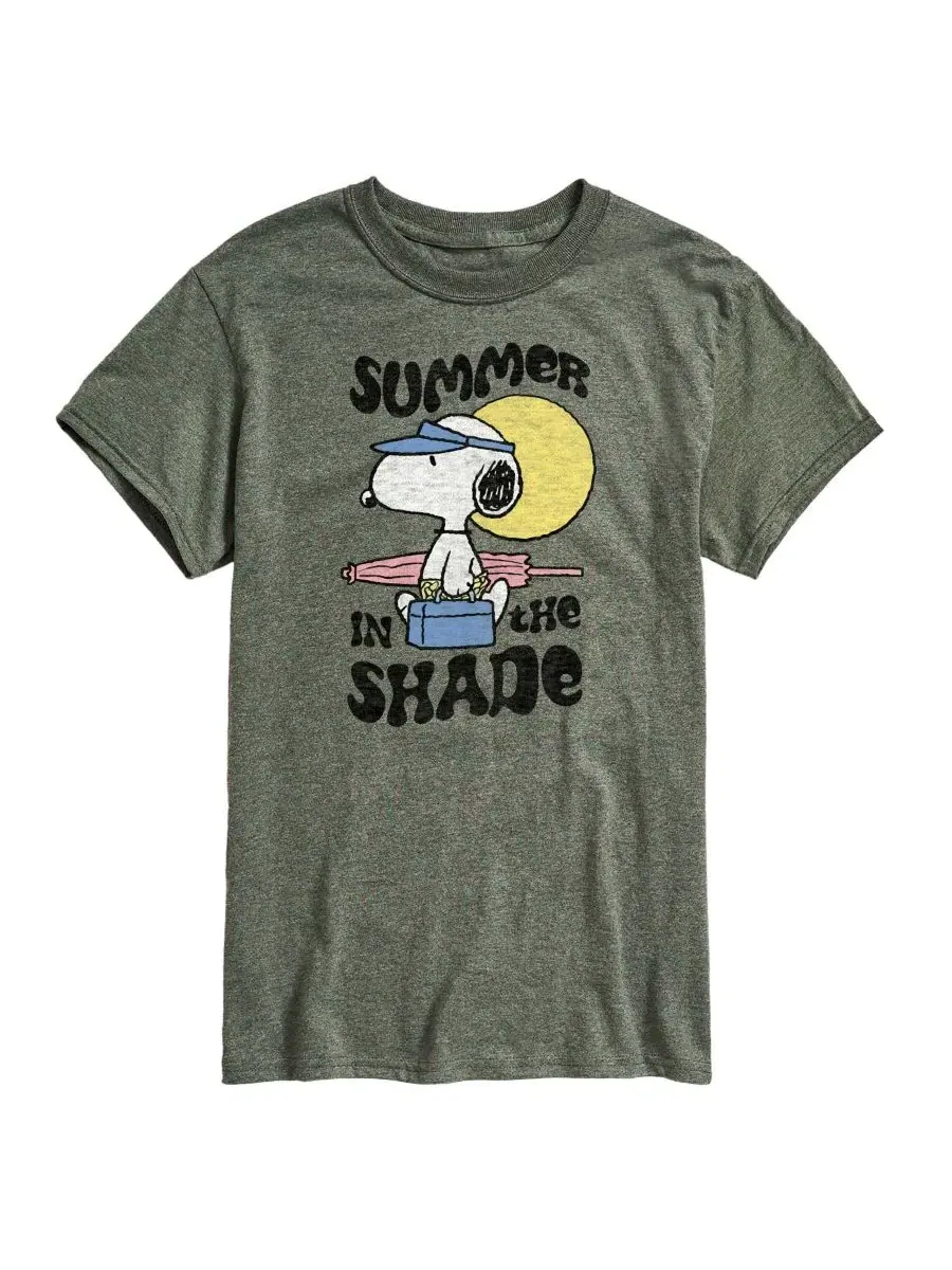 Футболка с коротким рукавом и принтом Peanuts Summer In The Shade AIRWAVES — изображение 1 из 3, зеленый