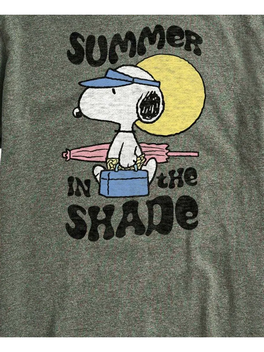 Футболка с коротким рукавом и принтом Peanuts Summer In The Shade AIRWAVES — изображение 3 из 3, зеленый