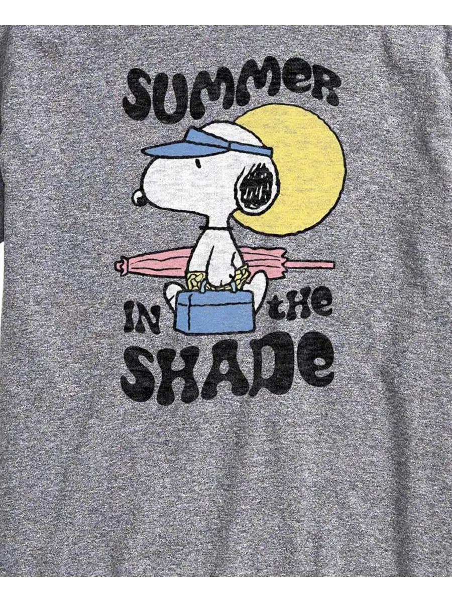 Футболка с принтом Peanuts Summer In The Shade AIRWAVES — изображение 3 из 3, приглушенный