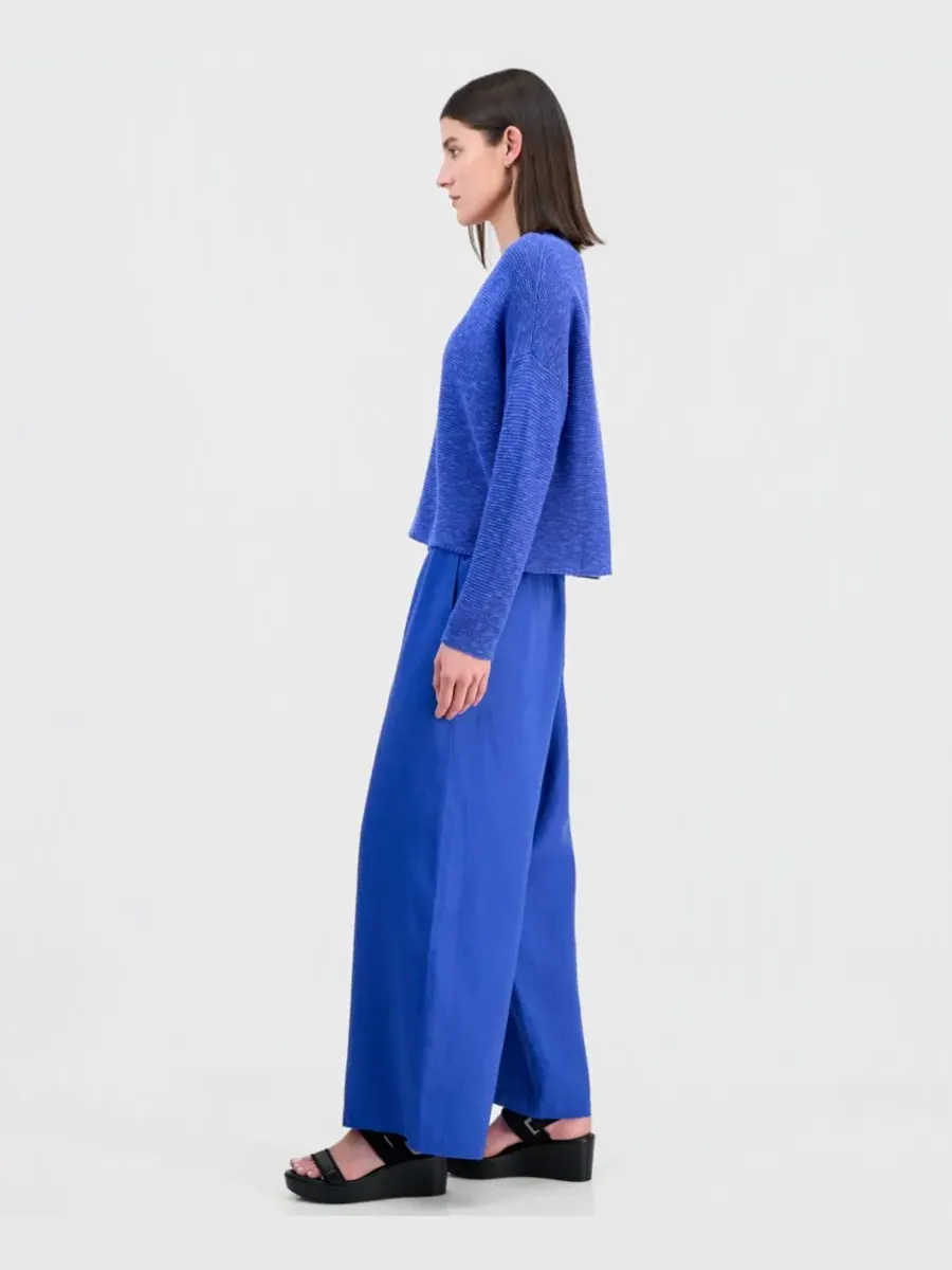 Женские брюки с широкими штанинами, стандартные и большие размеры Eileen Fisher — изображение 4 из 4, серебристый