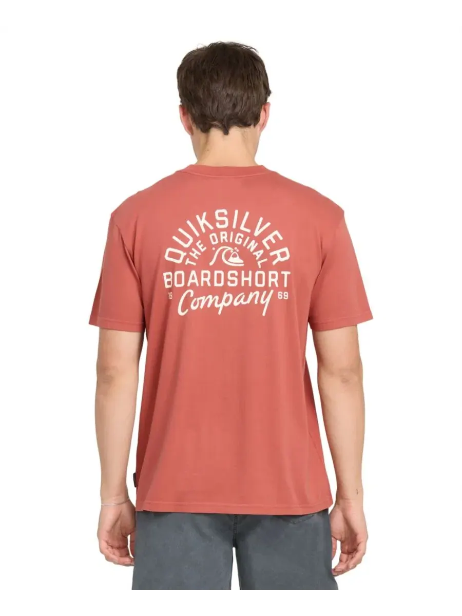 Мужские футболки с коротким рукавом от Factory Label Quiksilver — изображение 4 из 8, фантомный
