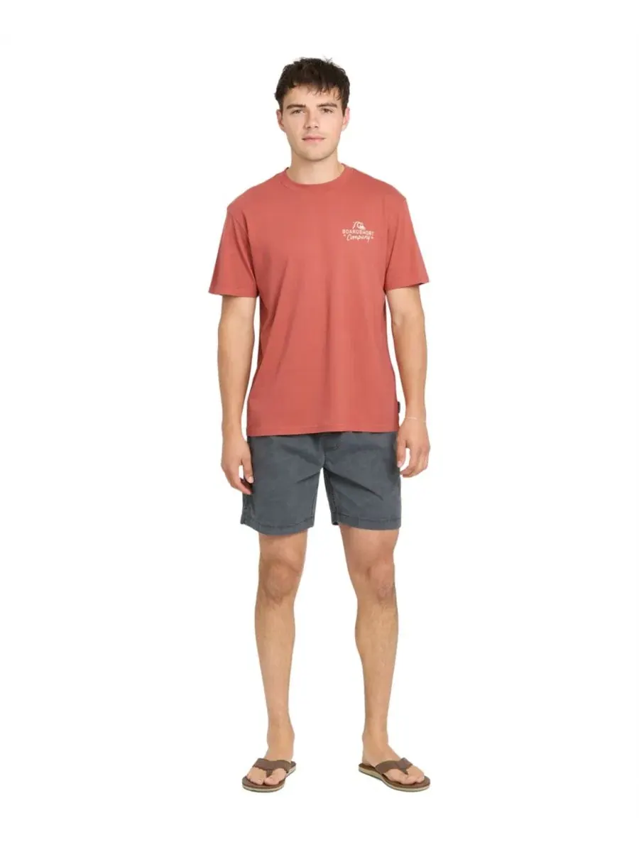 Мужские футболки с коротким рукавом от Factory Label Quiksilver — изображение 5 из 8, фантомный