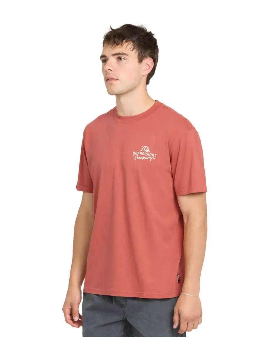 Мужские футболки с коротким рукавом от Factory Label Quiksilver — изображение 6 из 8, фантомный