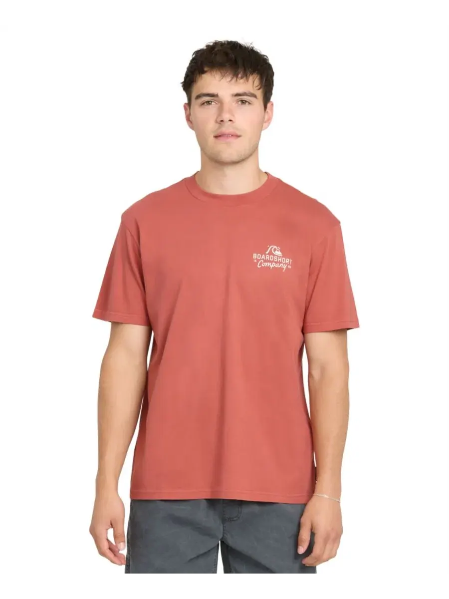 Мужские футболки с коротким рукавом от Factory Label Quiksilver — изображение 7 из 8, фантомный