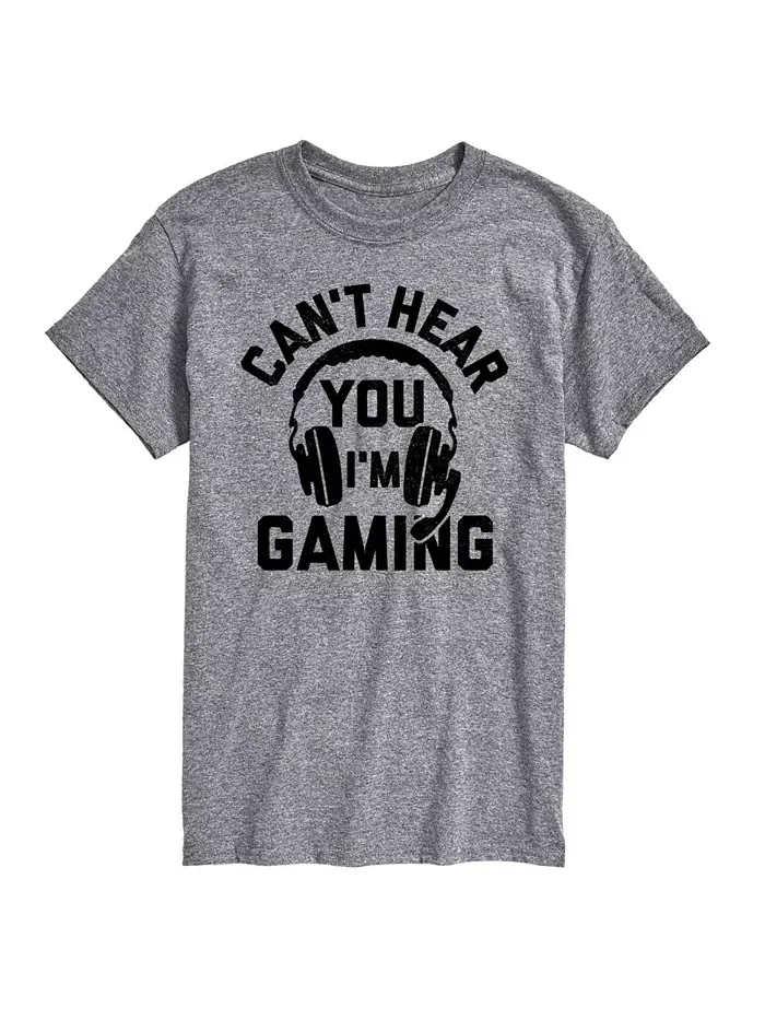 Футболка мужская с коротким рукавом Hybrid Apparel Can't Hear You Gaming AIRWAVES — изображение 1 из 7, приглушенный