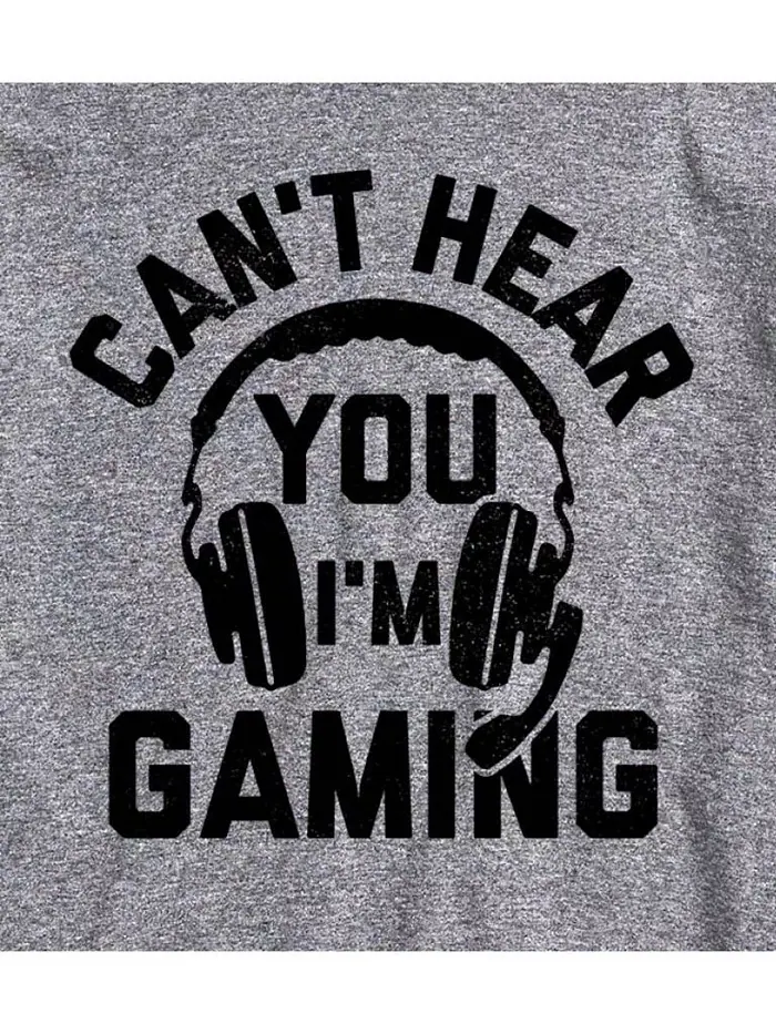 Футболка мужская с коротким рукавом Hybrid Apparel Can't Hear You Gaming AIRWAVES — изображение 2 из 7, приглушенный