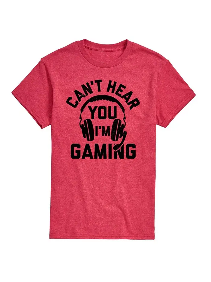 Футболка мужская с коротким рукавом Hybrid Apparel Can't Hear You Gaming AIRWAVES