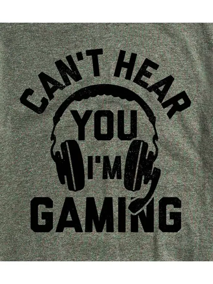 Футболка мужская с коротким рукавом Hybrid Apparel Can't Hear You Gaming AIRWAVES — изображение 4 из 7, красный