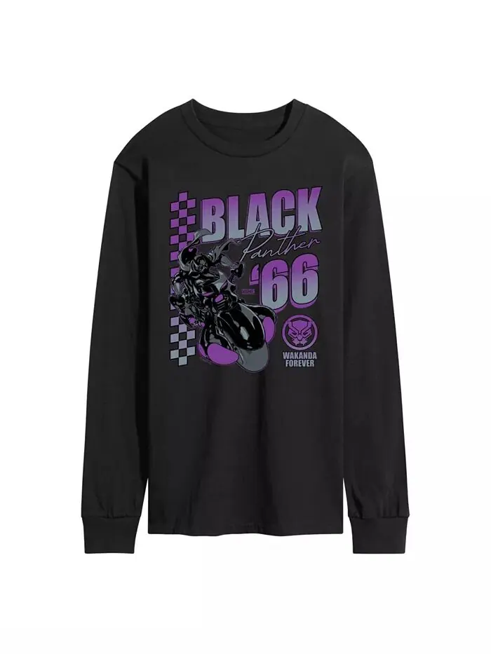 Мужская футболка с длинным рукавом Black Panther AIRWAVES — изображение 1 из 3, черный
