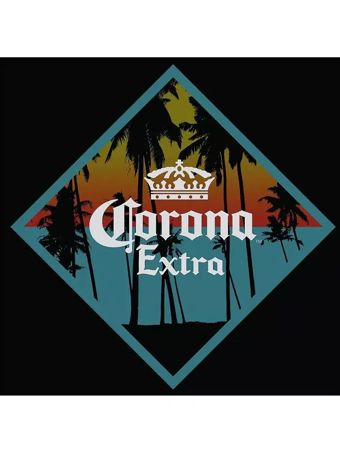 Мужская футболка Extra Logo Charcoal Heather — S Corona — изображение 2 из 4, темно-серый