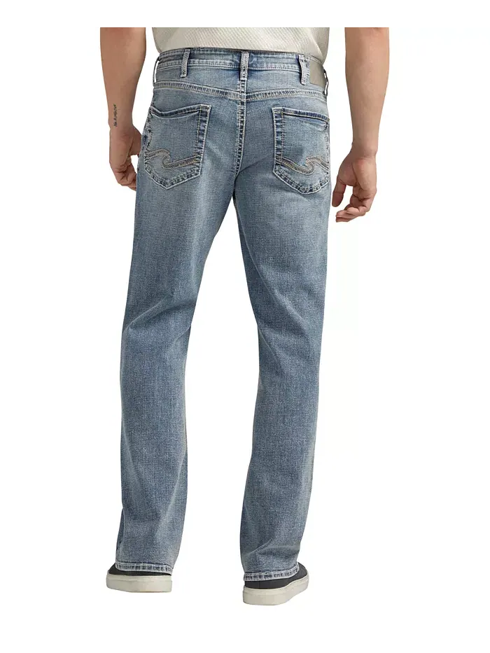 Мужские джинсы Zac Relaxed Fit Straight Leg Silver Jeans Co. — изображение 1 из 3, синий