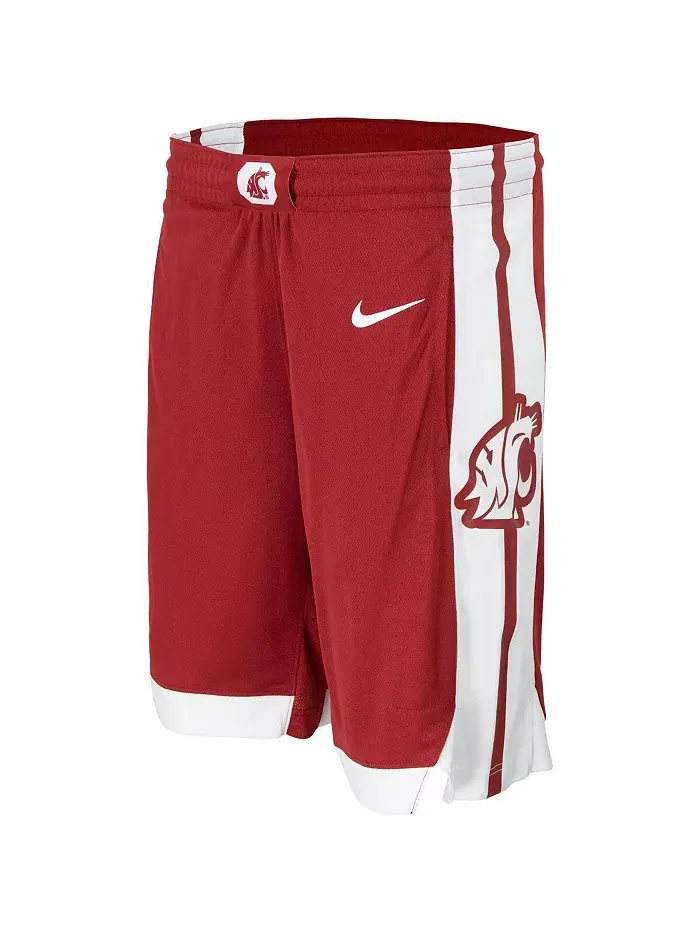 Мужские баскетбольные шорты Washington State Cougars с логотипом команды — изображение 1 из 2, красный