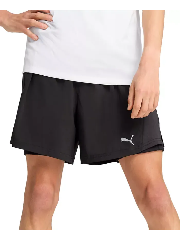 Мужские шорты Run Velocity с логотипом Puma — изображение 1 из 4, черный