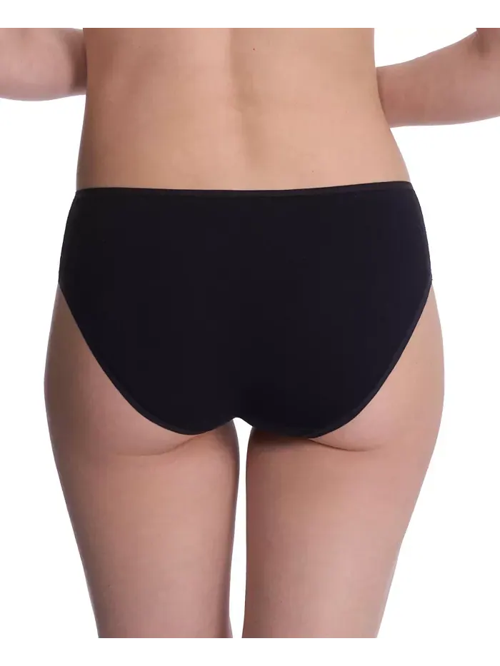 Женское нижнее белье Bliss Bare Cotton Hipster 774346 Natori — изображение 3 из 3, черный