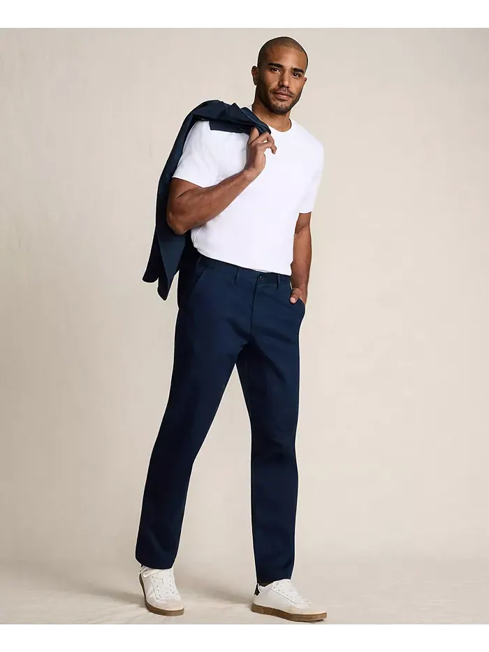 Мужские дорожные брюки-чинос Comfort Waist Athletic Fit Lands' End — 4