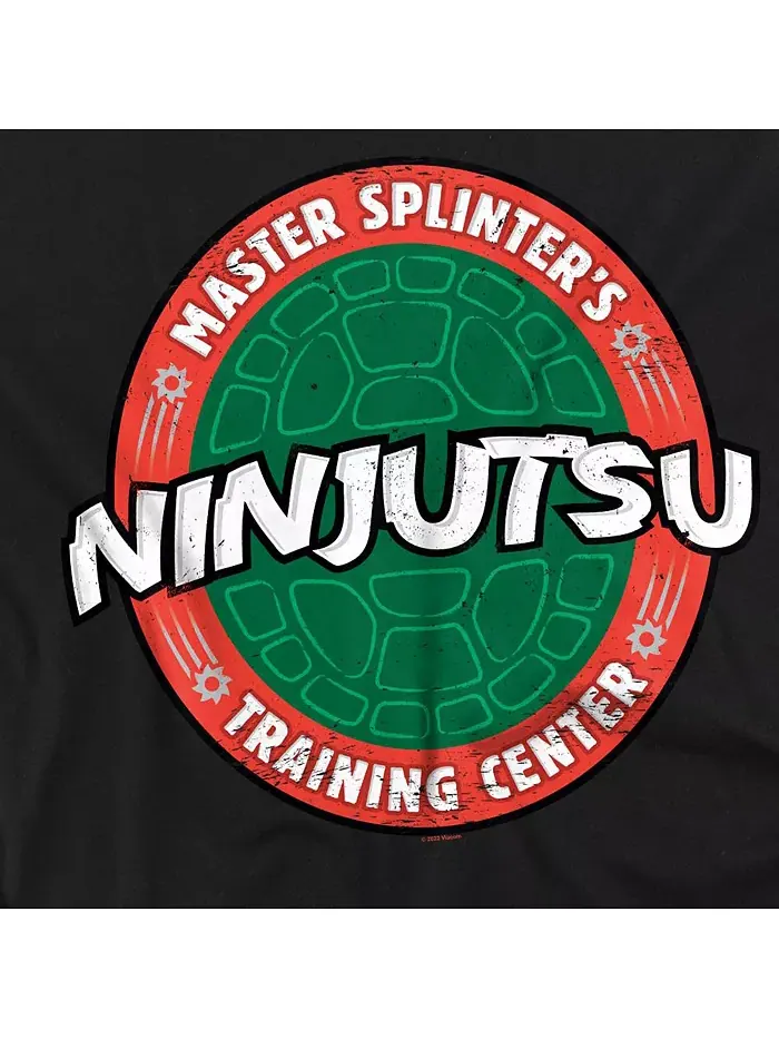Мужская футболка Ninjutsu School Teenage Mutant Ninja Turtles Logovision — изображение 2 из 3, черный