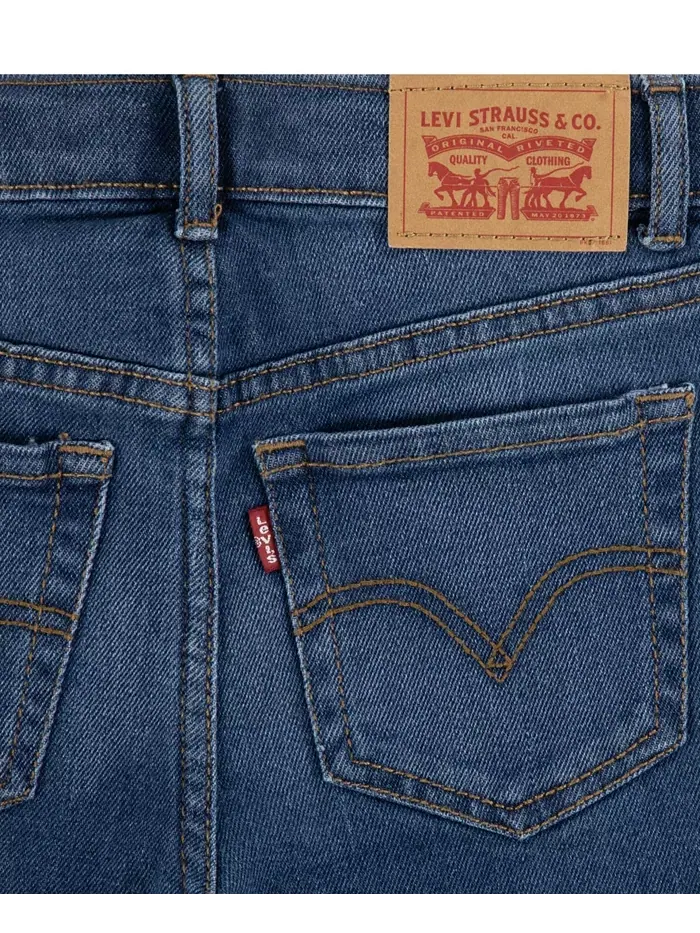 Джинсы Girls 2T-6X 726 с высокой посадкой и расклешенным силуэтом Levi'S — изображение 5 из 5, синий