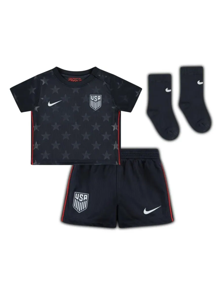 Комплект из футболки, шорт и носков Nike USMNT 2026 Away Stadium Replica Kit Set — изображение 1 из 2, темно-синий